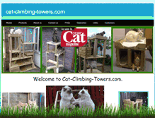 Tablet Screenshot of cat-climbing-towers.com